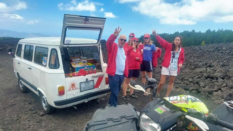 Mount Etna: trek with vintage car, tasting sicilian produtcs - Pickup, transfer, and the car you might ride in