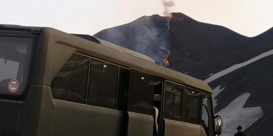 Mt. Etna Summit: Official box-office for Ascent to the Top - Pizzi Deneri volcanological observatory and Bove Valley views