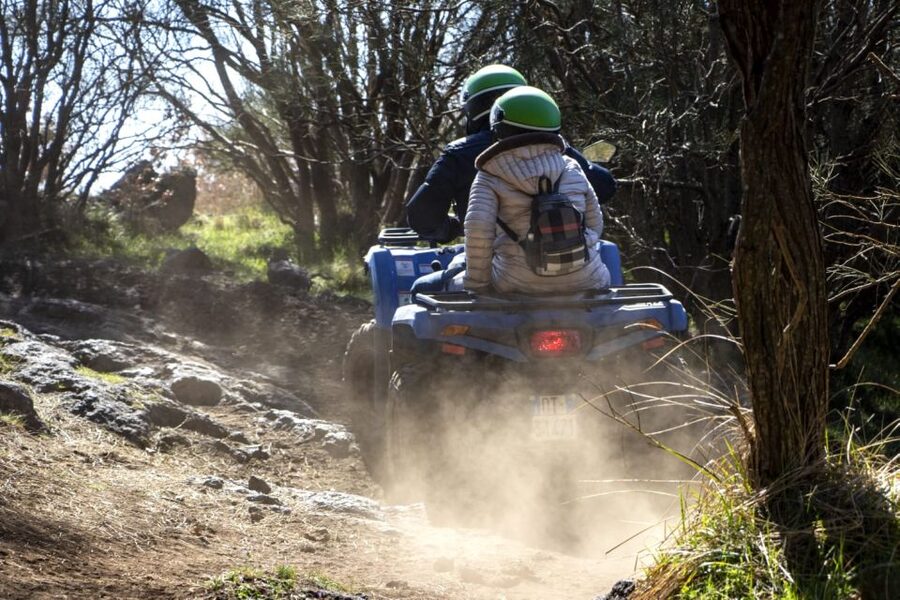 Nicolosi: Mt. Etna Guided Quad Tour Adventure - Traditional buildings, then the Etna broom tree forest