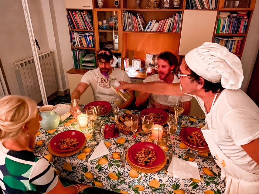 Palermo: Authentic Sicilian Cooking Class with Gourmet Lunch - The wine and dinner pairing is part of the lesson