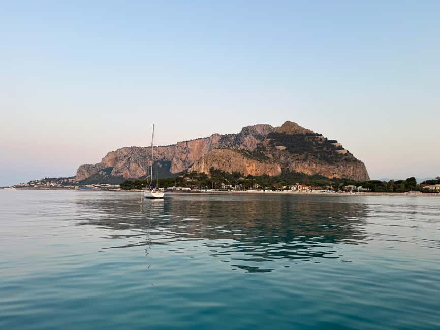 Palermo: Boat Tour to Mondello - Isola delle Femmine + drink - Capo Gallo Nature Reserve and the Bourbon lighthouse moment