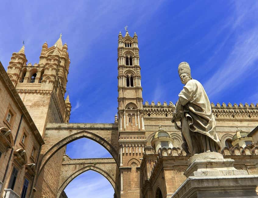 Palermo: City & Palazzo dei Normanni Guided Walking Tour - Piazza Pretoria and Quattro Canti: Where Geometry Makes the City Click