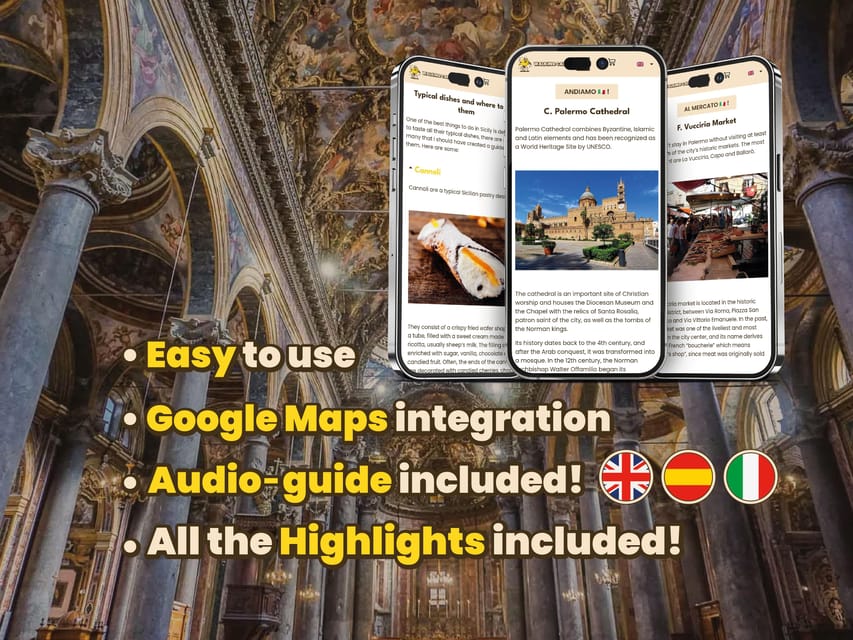 Palermo: Digital guide made with a Local for your tour - The Walk: About 4 km, Monument Time at Your Pace