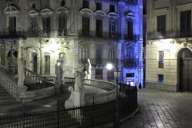 Palermo: Grand Night Tour in CruiserCar - The Tour’s Night Route: Cathedral, Baroque Corners, and Opera House Lights