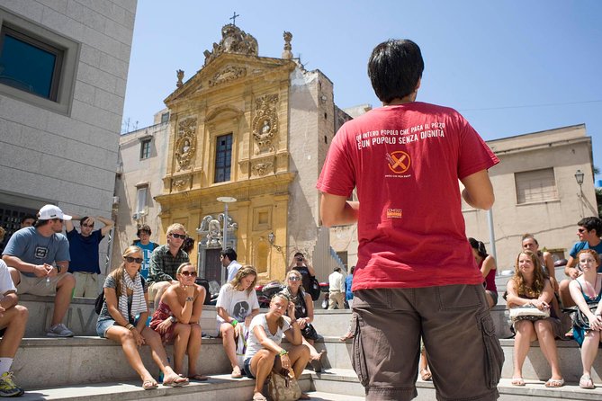 Palermo No Mafia walking tour: discover the Anti-mafia culture in Sicily - Start at Teatro Massimo: rebirth you can read in stone