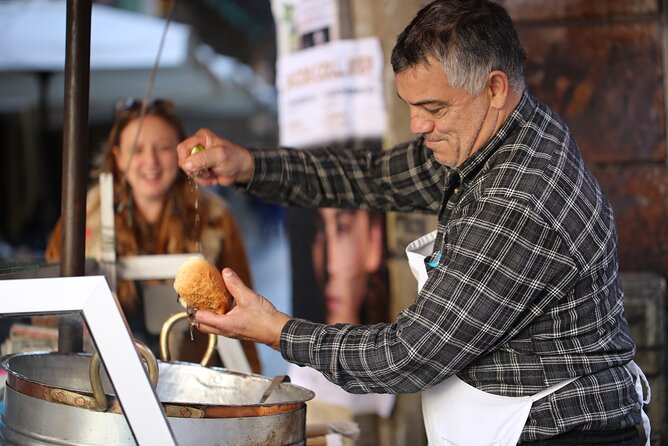 Palermo Original Street Food Walking Tour by Streaty - Drinks and Dessert at the Ex Real Fonderia alla Cala Finish
