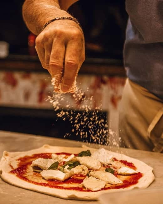 Palermo: Pizza & Tiramisu Class with Free Flowing Fine Wine - Mozzatura, 600 years old, and why that matters for texture