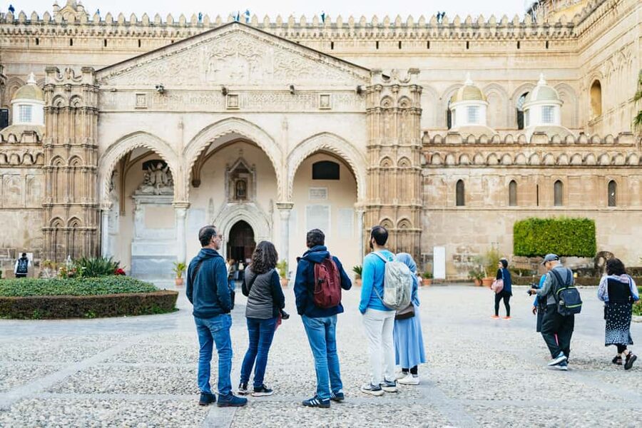 Palermo: Street Food and History Walking Tour - Landmarks along the way: Opera dei Pupi, Teatro Massimo, and the big crossroads