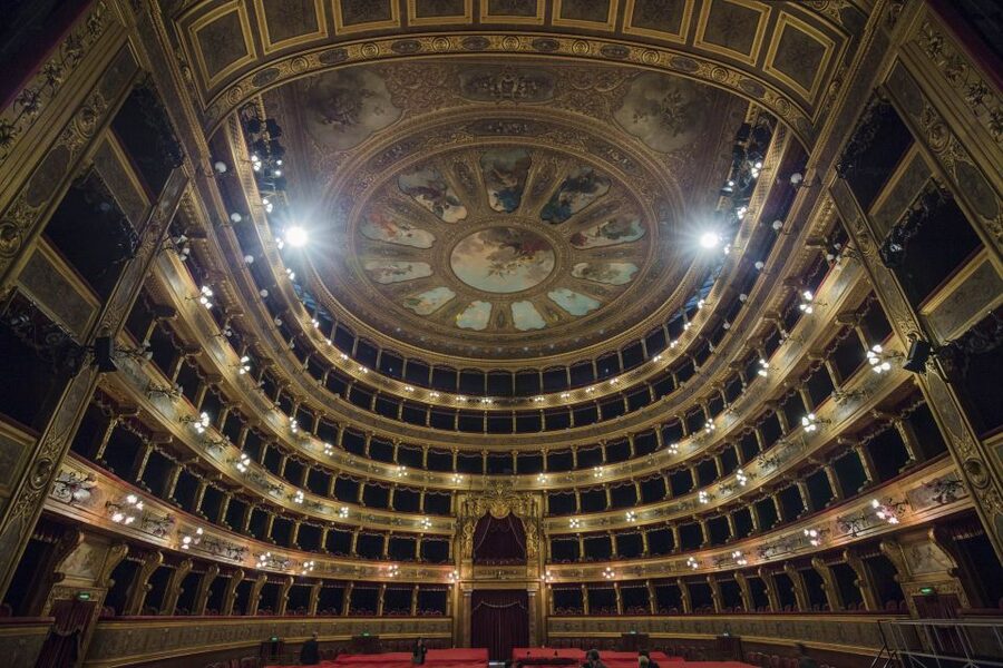 Palermo: Teatro Massimo Opera House Guided Tour - The foyer: bronze candelabra, sculpture, and your first wow moment