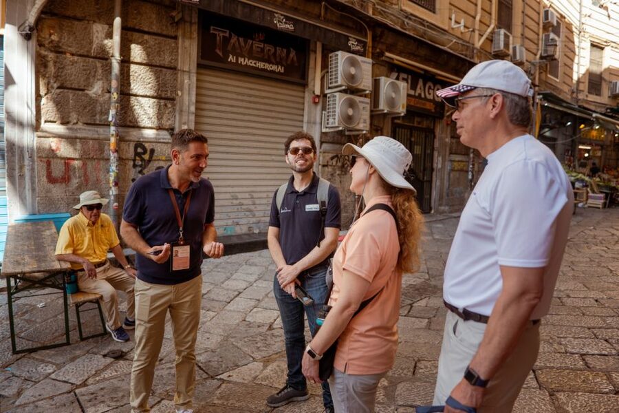 Palermo: UNESCO World Heritage Sites Guided Walking Tour - Quattro Canti and Palermo Cathedral: the city’s style mix, explained as you look