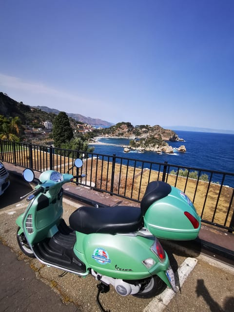 Panoramic Vespa tour of Taormina, Castelmola and White Lotus series locations - Starting in Giardini Naxos at Via Vulcano, 9 (and getting your gear)