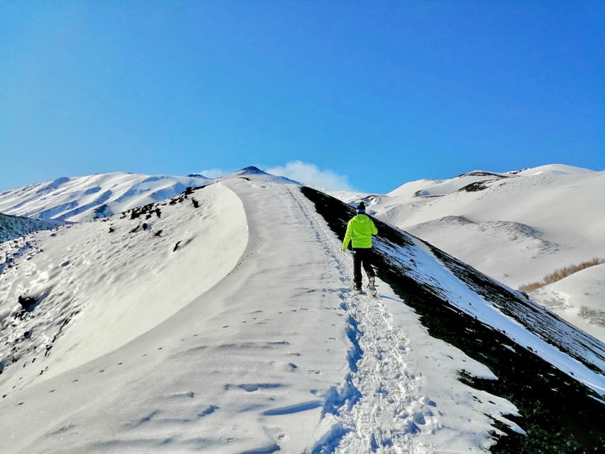 Piano Provenzana: Guided Mt. Etna Snowshoeing Trek - Getting set up at Etna Nord, Chiosco Bar Mareneve