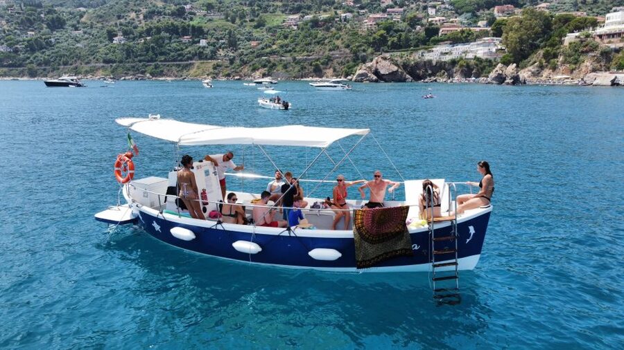 Private boat excursion along the coast of Cefalù - Full itinerary, stop by stop: Mazzaforno, the historic center swim, and Kalura