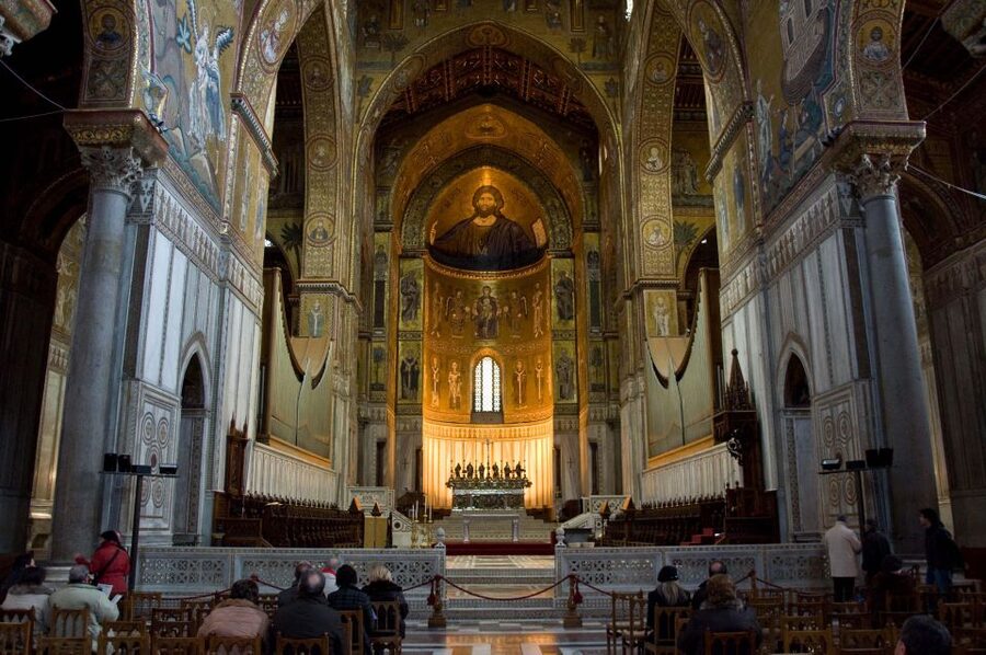 Private Monreale Cathedral and Cloister, Ceramic Lab tour - The Sicilian pizza tasting stop that actually fits the day