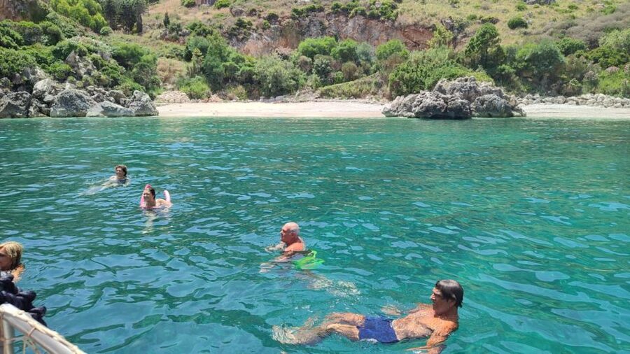 San Vito Lo Capo: Boat Trip with 3 Swimming Stops and Snacks - Price and value: $59 for 4 hours of boat time and included extras