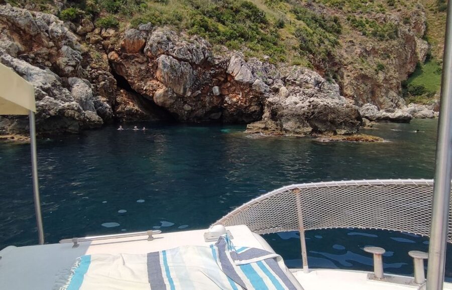 San Vito Lo Capo: Boat Trip with 3 Swimming Stops and Snacks - Stop 2: Cala dell’Uzzo and the Uzzo cave area