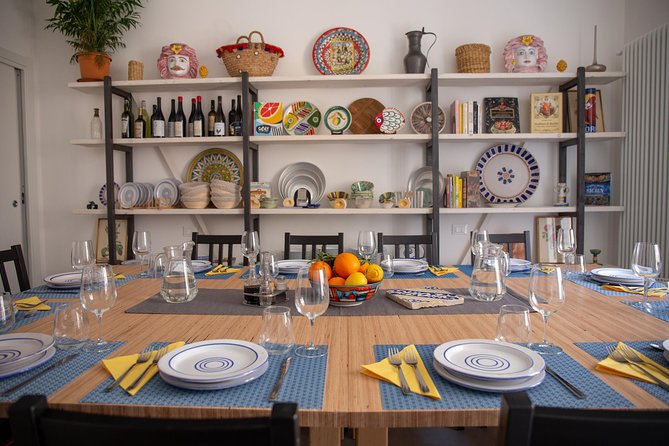 Sicilian Cooking Class - The Air-Conditioned Kitchen Setup and How Chef Michael Teaches