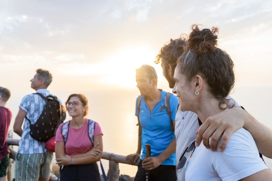 Stromboli: Sunset Trekking at Sciara del Fuoco - Coming Down at Night: Headlamps, Torches, and Dusty Footing