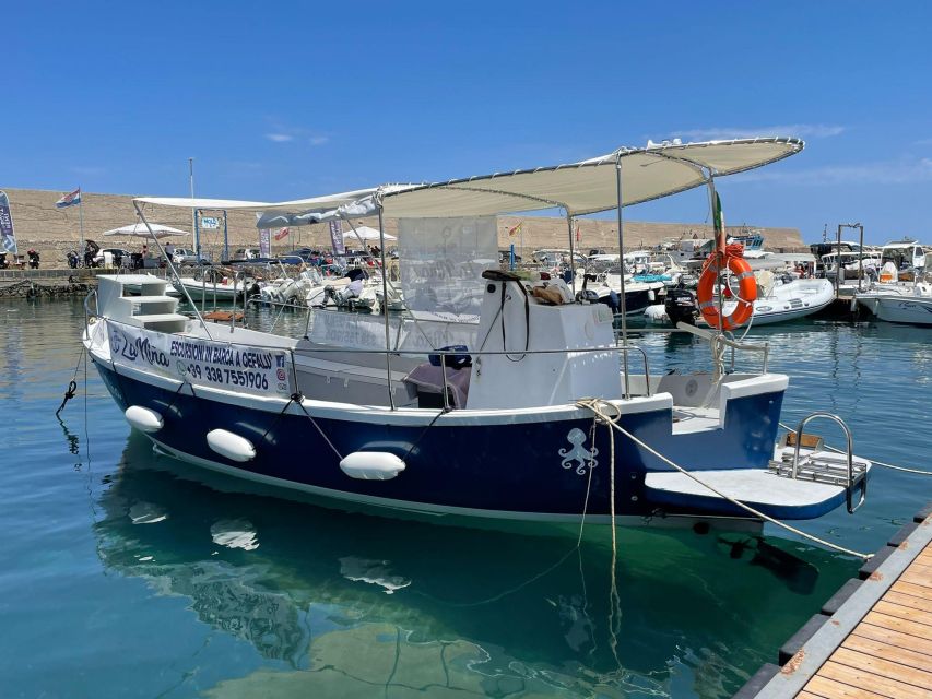 Sunset excursion by boat along the coast of Cefalù - Mazzaforno Swim Stop: Masks, Seabed Watching, and Fish Odds