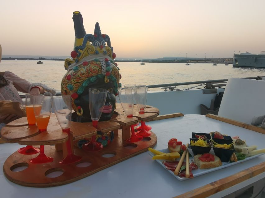 Syracuse: Ortigia Sunset Cruise with Aperitif - Ortigia Sunset Cruise, Aperitif, and Grotto Highlights
