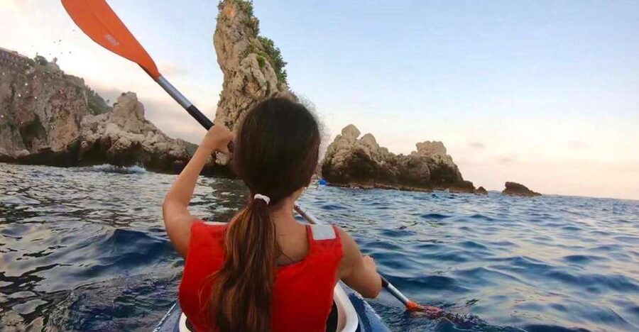 Taormina: Kayak Coastal Tour to Isola Bella and Blue Grotto - What you do in 2 hours: a realistic sense of the flow