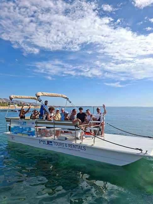 Tour in barca da Avola a Marzamemi/Portopalo di CapoPassero - Setting Off From Avola, Then Chasing the Coast by Boat